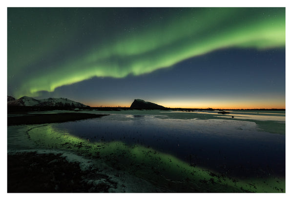 Aurora above Sortvatnet - Steven Henriksen